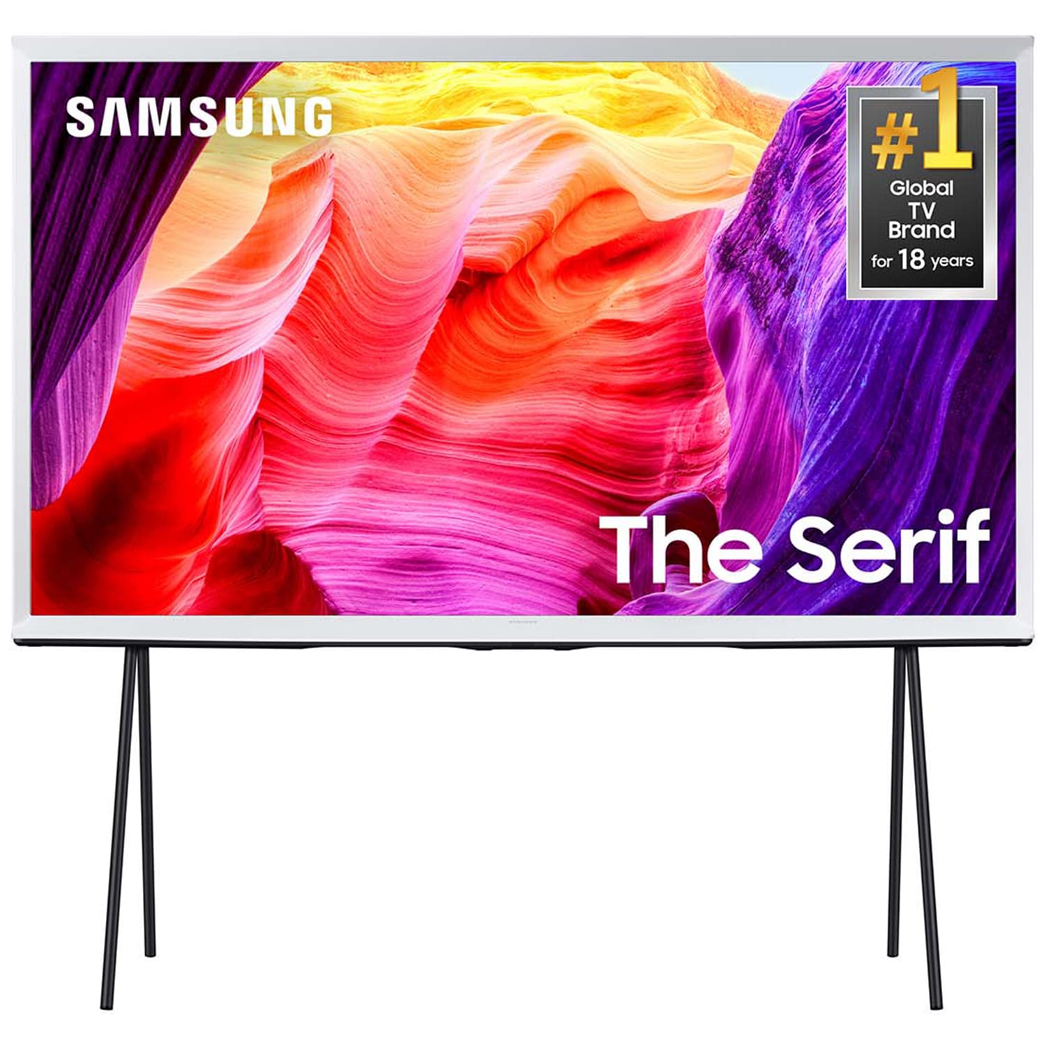 Samsung - 65" Class The Serif (LS01D) Series QLED 4K UHD Smart Tizen TV, , hires