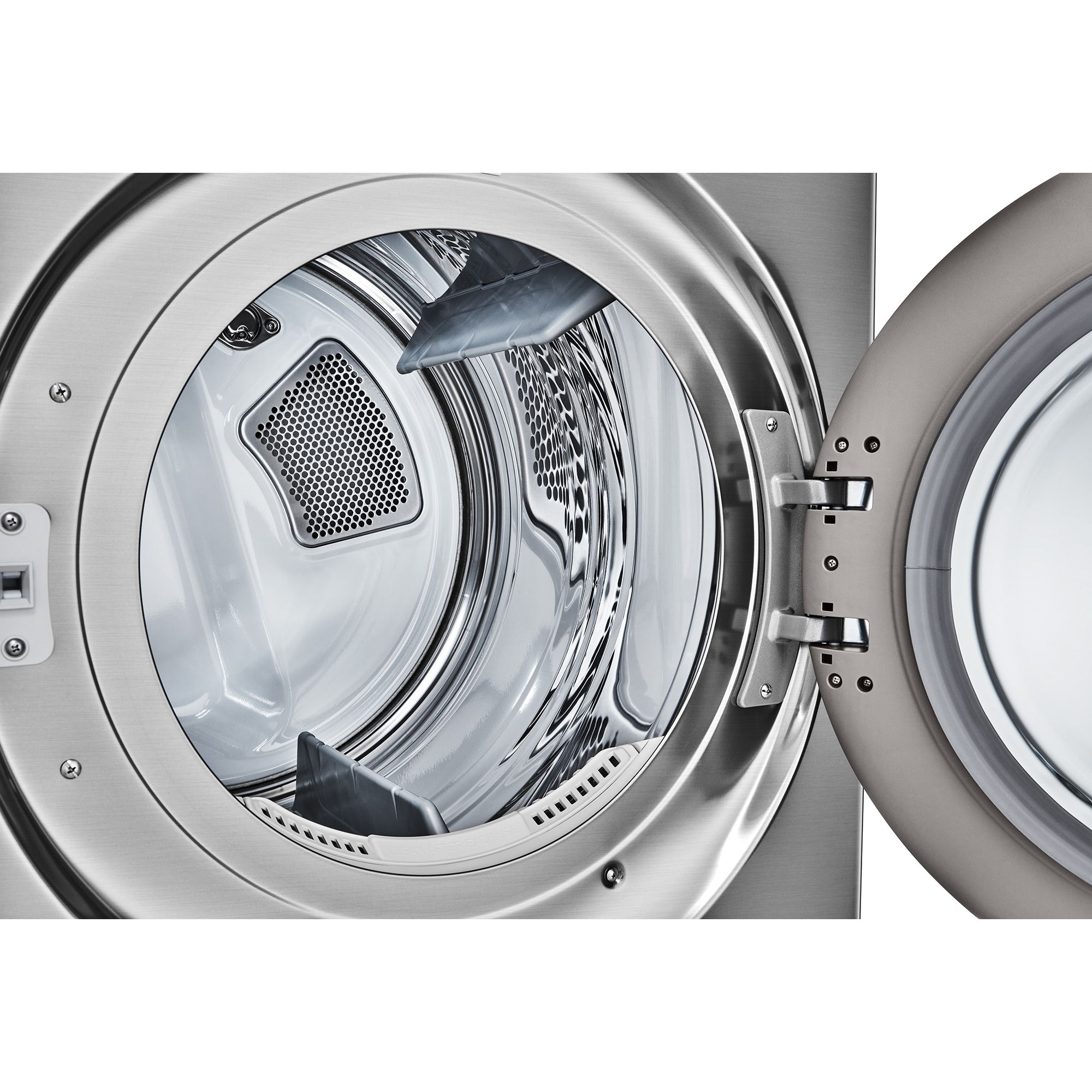 LG 27 in. 7.4 cu. ft. Smart Stackable Electric Dryer with AI Sensor Dry, Turbo Steam, Sanitize & Steam Cycle - Graphite Steel, Graphite Steel, hires