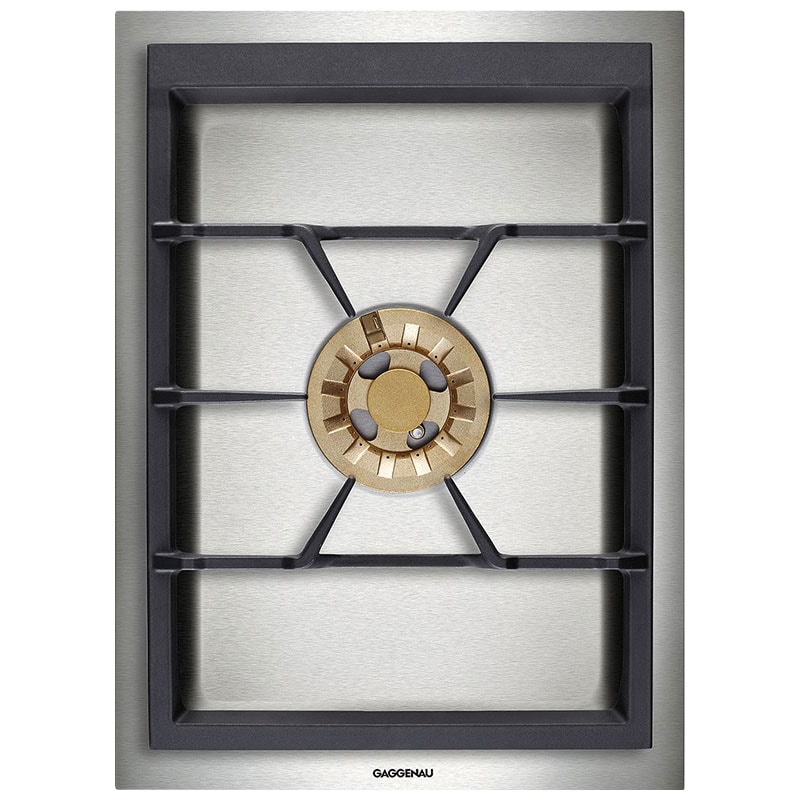 Gaggenau Vario 400 Series 15 in. 1-Burner Natural Gas Cooktop with Simmer Burner & Power Burner - Stainless Steel, , hires