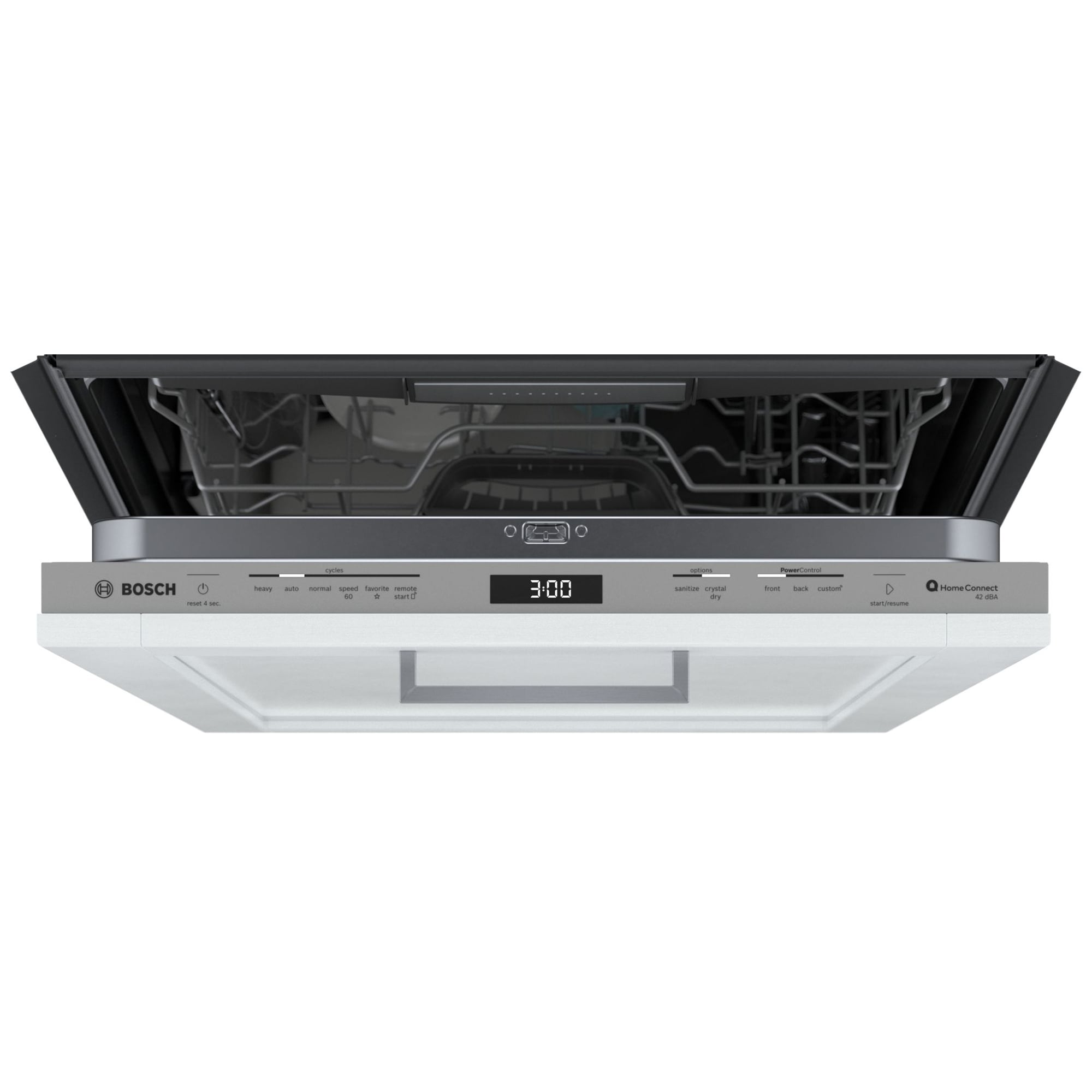 Bosch 800 Series 24 in. Top Control Smart Dishwasher with 42 dBa Sound Level, 3rd-Rack & CrystalDry - Custom Panel Ready, Custom Panel Required, hires