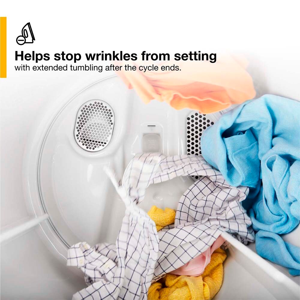 Whirlpool 29 in. 7.0 cu. ft. Top Loading Gas Dryer with 11 Dryer Programs, 1 Dry Options, Wrinkle Care & Sensor Dry - White, , hires