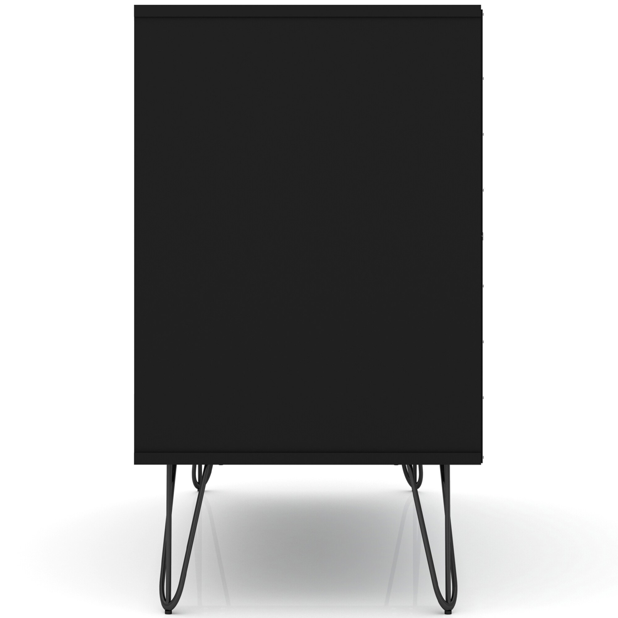 Manhattan Comfort Rockefeller Mid-Century Modern Dresser - Black, , hires