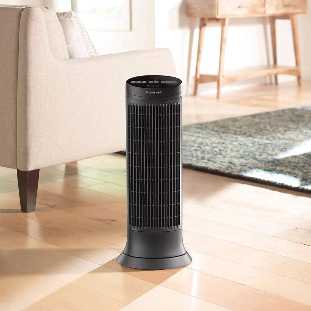 Honeywell 22 in. Ceramic Heater Electric Heater with 2 Heat Settings