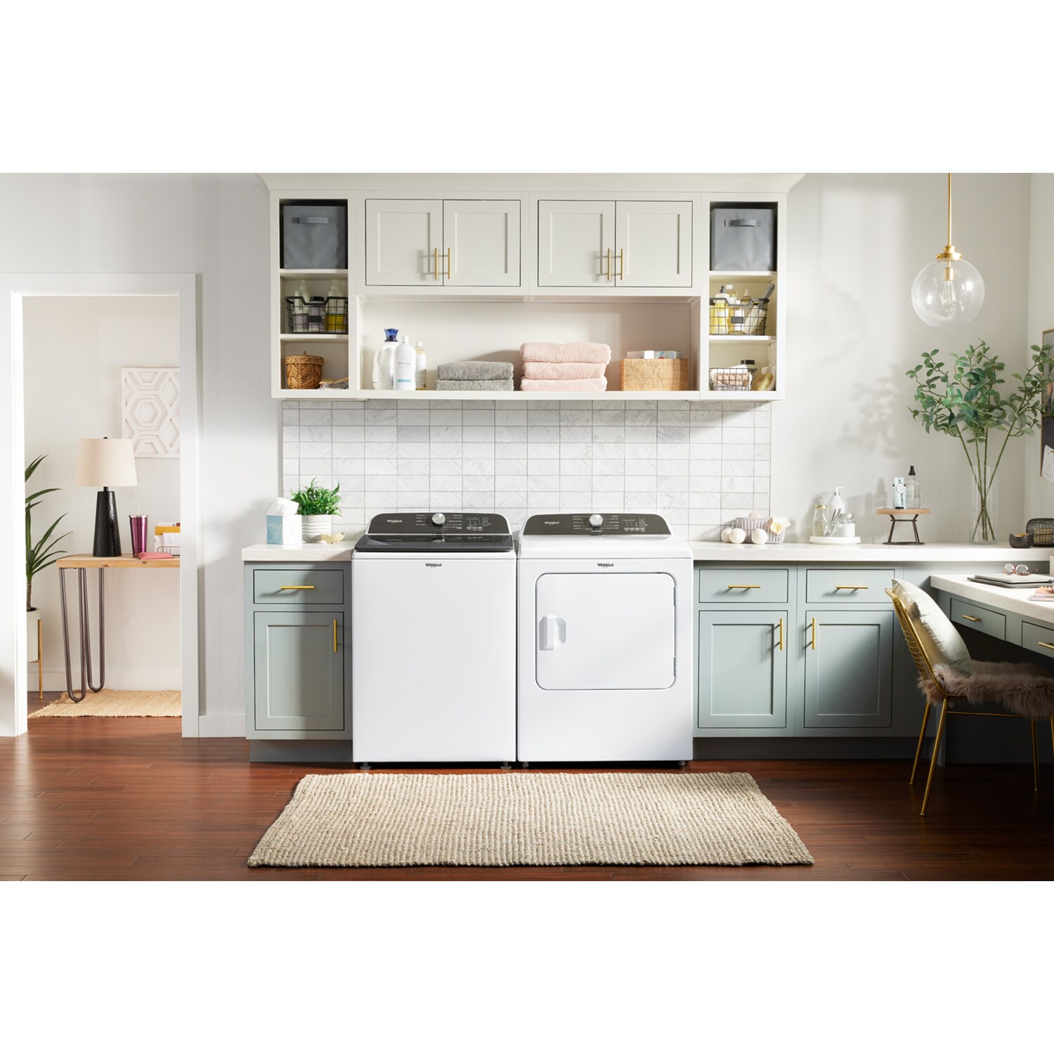 Whirlpool 27 in. 5.3 cu. ft. Top Load Washer - White, White, hires