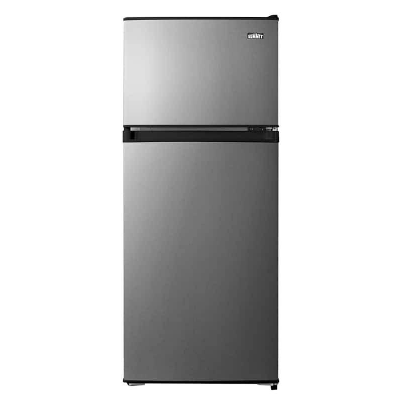 Summit 19 in. 4.5 cu. ft. Top Freezer Refrigerator - Stainless Steel Look, , hires