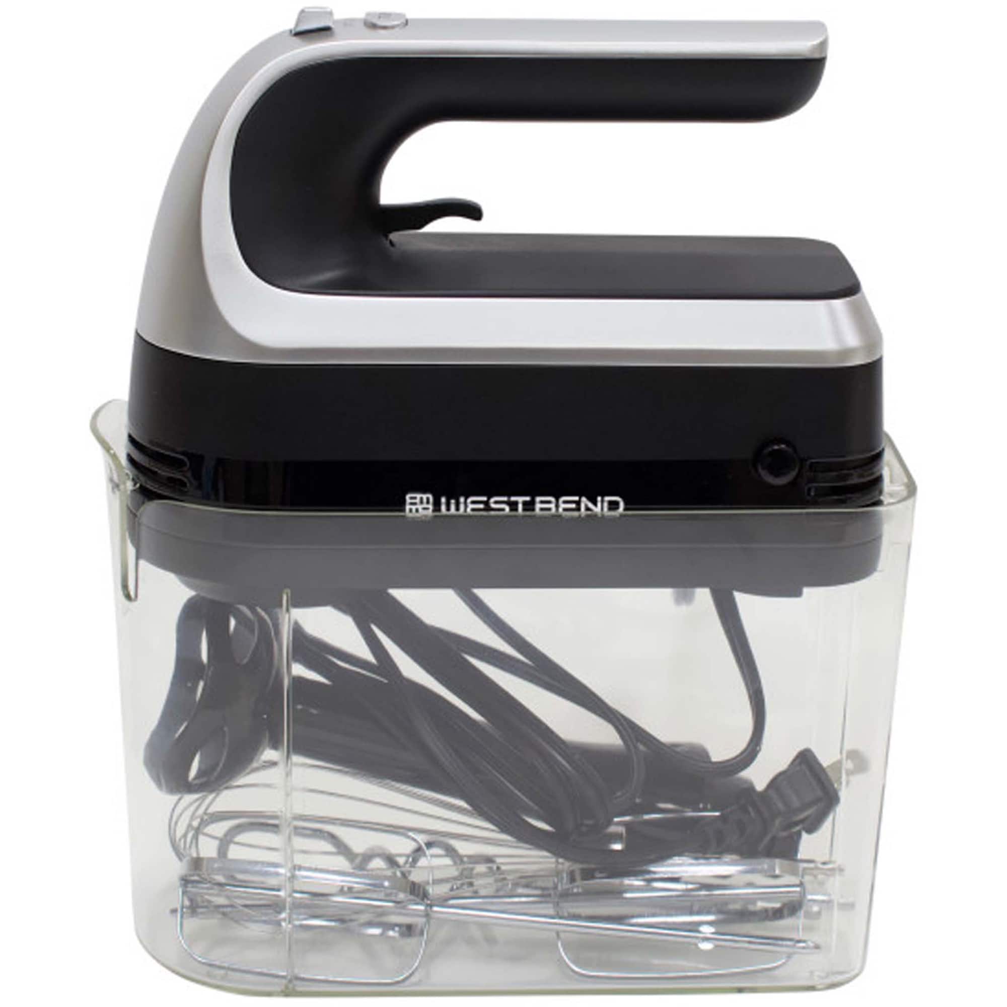 Westbend 6 Speed Hand Mixer with Storage Case - Black, , hires