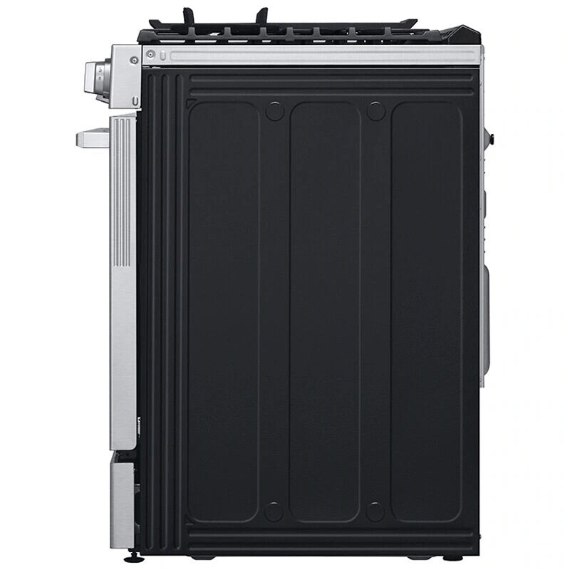 LG InstaView 30 in. 6.3 cu. ft. Smart Air Fry True European Convection Slide-In Gas Range with 5 Sealed Burners & Griddle - Stainless Steel, , hires