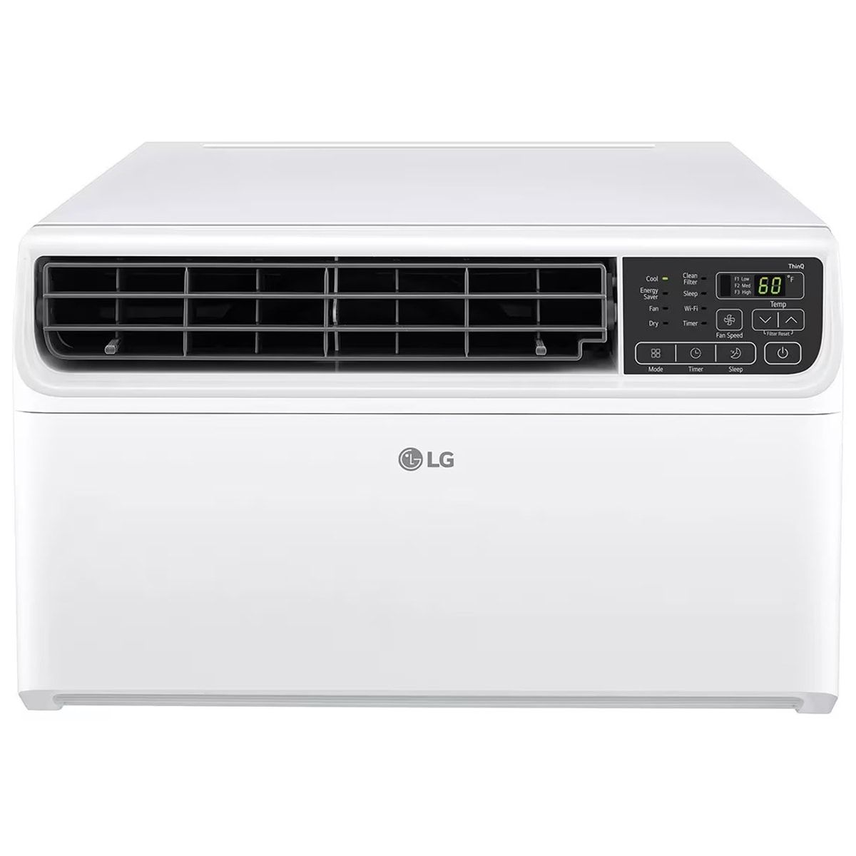 LG 8,500 BTU 115V Smart Energy Star Window/Wall Air Conditioner with Inverter, 3 Fan Speeds, Sleep Mode & Remote Control - White, , hires