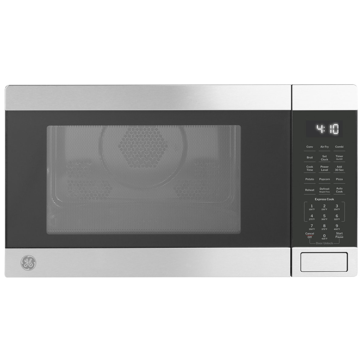 GE 21 in. 1.0 cu. ft. 1050W Countertop Microwave with Convection Cooking - Stainless Steel, , hires
