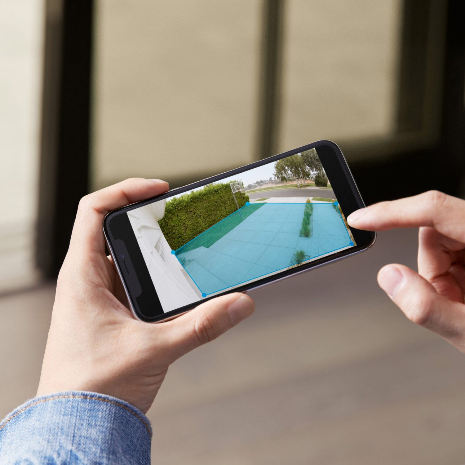 Ring - Spotlight Cam Plus Outdoor/Indoor Wireless 1080p Battery Surveillance Camera - White, , hires