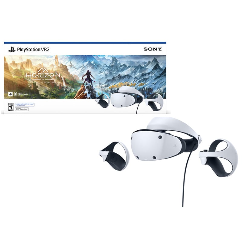 Sony PlayStation VR2 Horizon Call of the Mountain Bundle Virtual Reality Headset - White, , hires