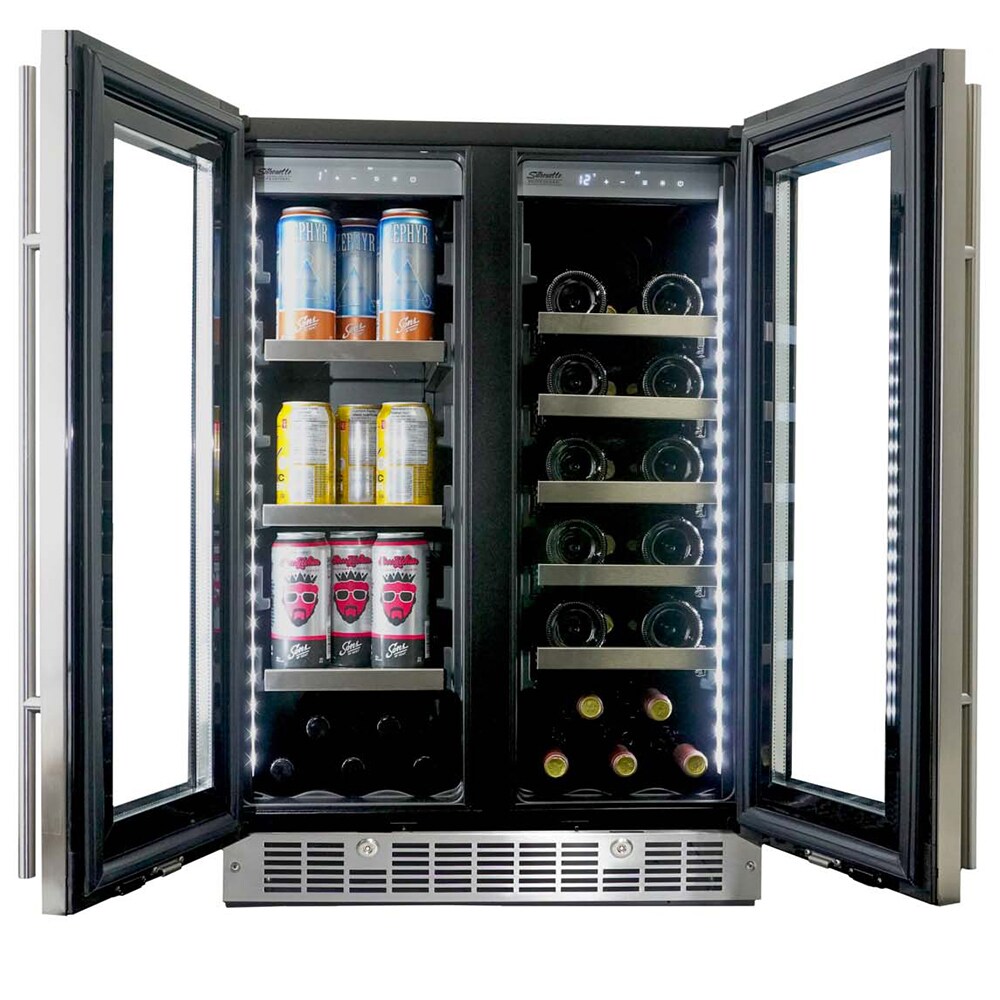 Danby Appliances 24 in. Built-In 4.5 cu. ft. Compact Beverage Center with Adjustable Shelves & Digital Control - Stainless Steel, , hires