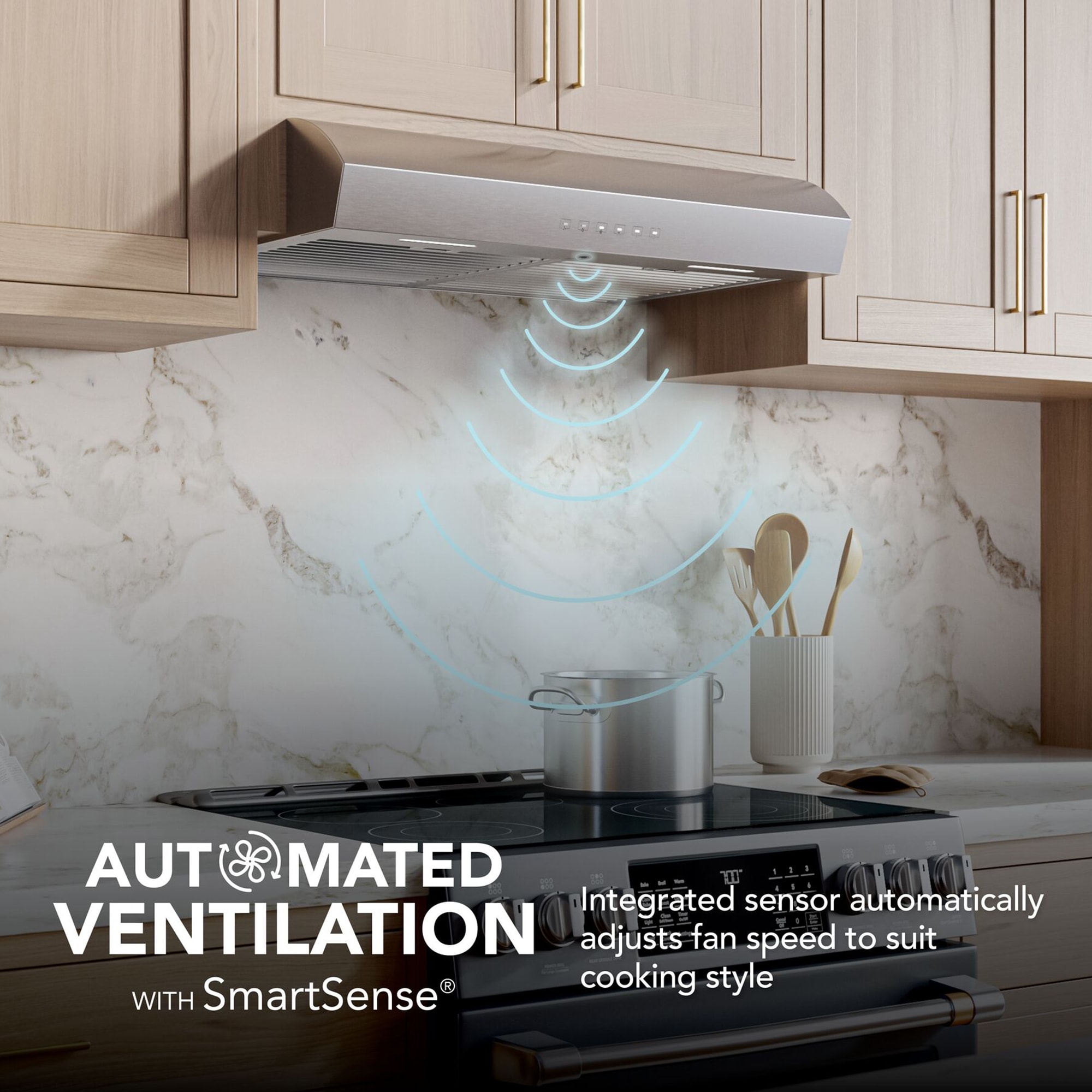 Broan 30 in. Convertible Standard Style Range Hood with 490 CFM, 3 Fan Speeds & 2 LED Lights - Stainless Steel, , hires