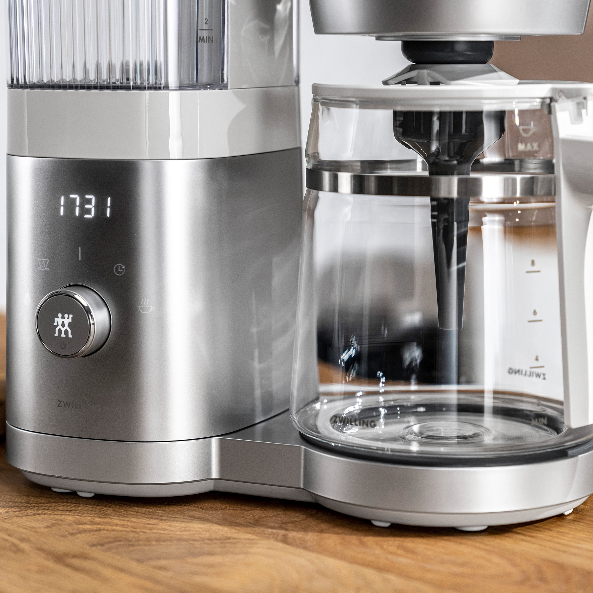 Zwilling Enfinity 12-Cup Drip Coffee Maker with Glass Carafe - Silver, Silver, hires
