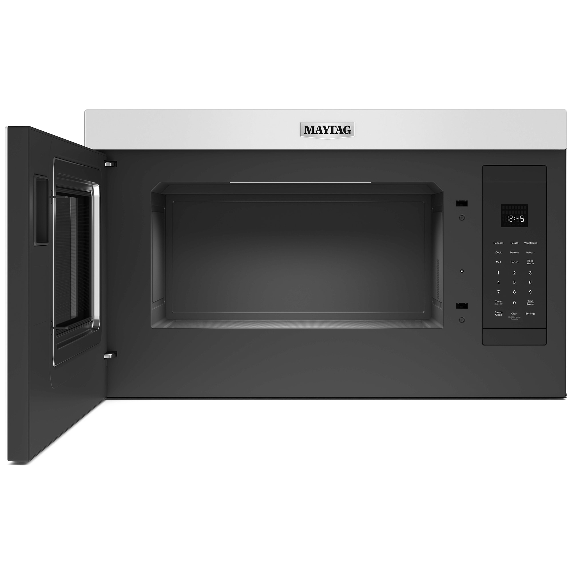 Maytag 30 in. 1.1 cu. ft. 1000W Over-the-Range Microwave with 300 CFM & Sensor Cooking - White, , hires