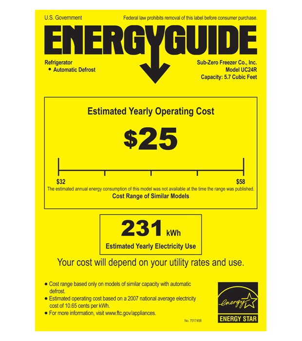 Sub-Zero 24 in. Built-In 5.7 cu. ft. Undercounter Refrigerator Right Hinged Custom Panel Ready, , hires