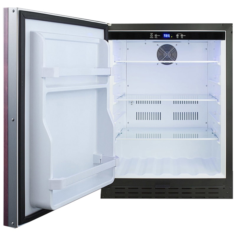 Summit 24 in. 4.2 cu. ft. Left-Hinged Undercounter Refrigerator - Custom Panel Ready, Custom Panel Required, hires
