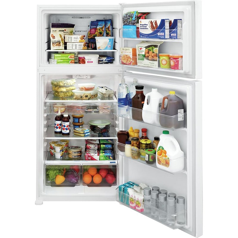 Frigidaire 30 in. 20 cu. ft. Garage Ready Top Freezer Refrigerator - White, White, hires