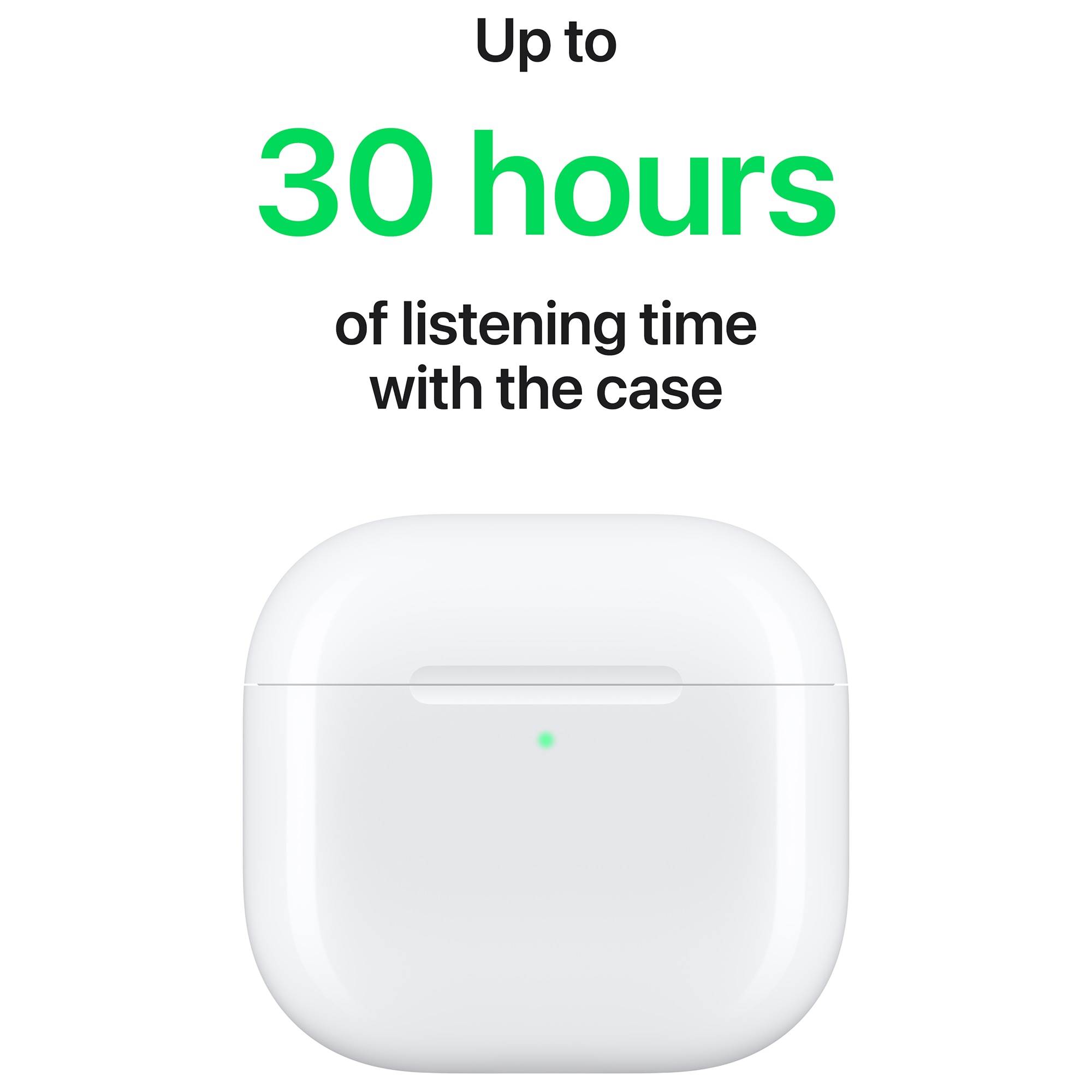 Apple - AirPods 4 - White, , hires