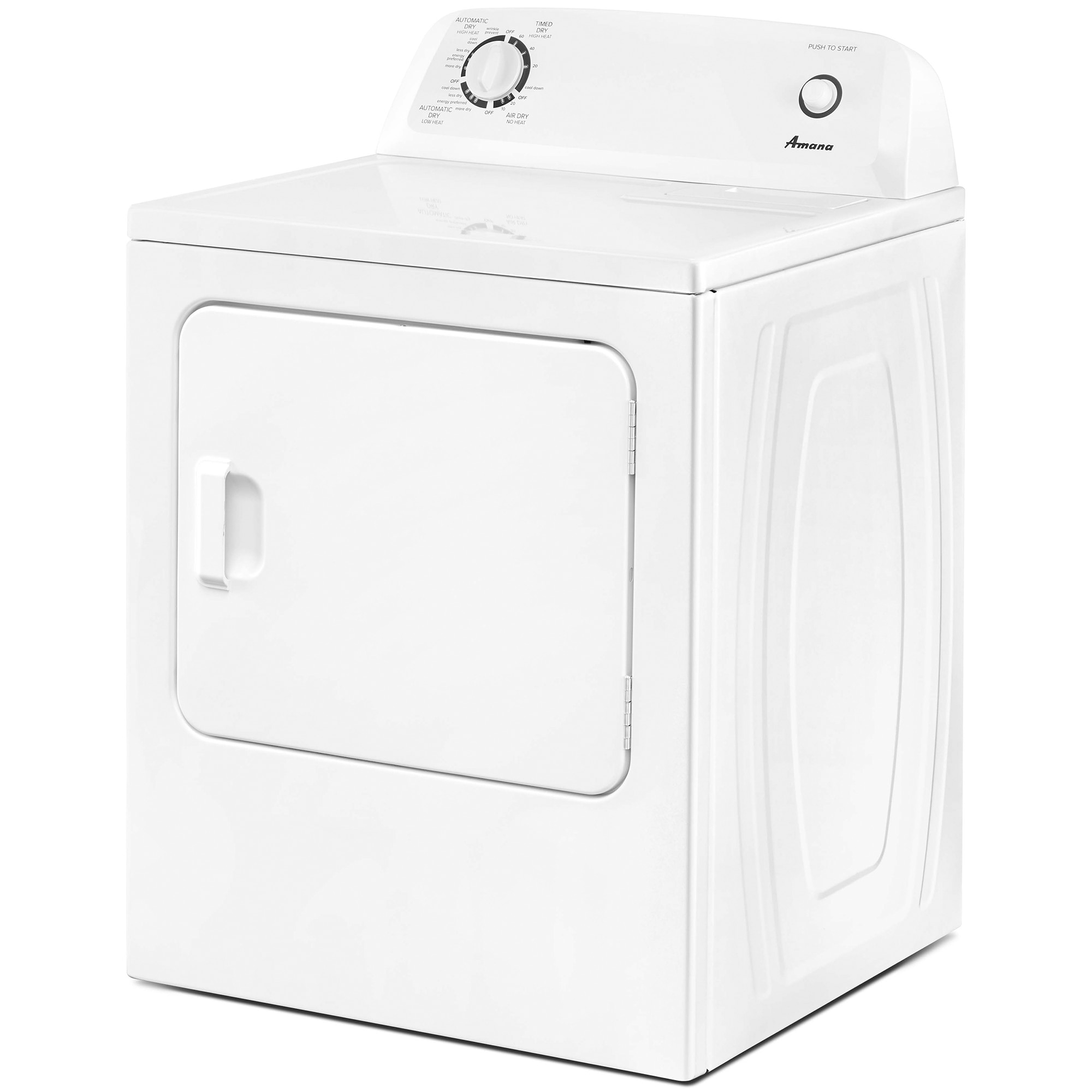 Amana 29 in. 6.5 cu. ft. Electric Dryer with Wrinkle Prevent Option - White, , hires
