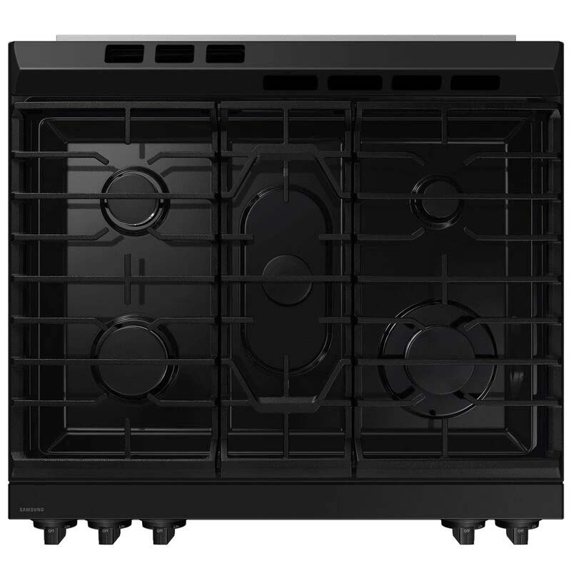 Samsung Bespoke 30 in. 6 cu. ft. Smart Slide-In Gas Range with 5 Sealed Burners - Stainless Steel, Stainless Steel, hires