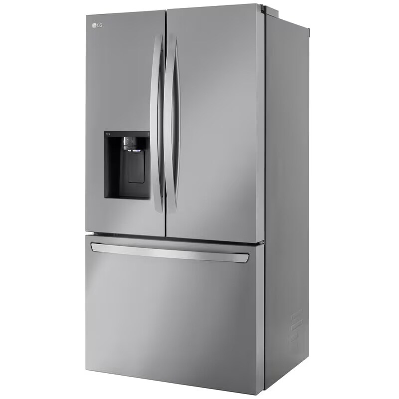 LG 36 in. 25.5 cu. ft. Smart Counter Depth French Door Refrigerator with Ice & Water Dispenser - PrintProof Stainless Steel, , hires