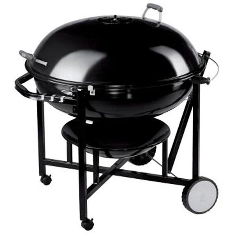 Weber Ranch Kettle 37 in. Charcoal Grill - Black, , hires