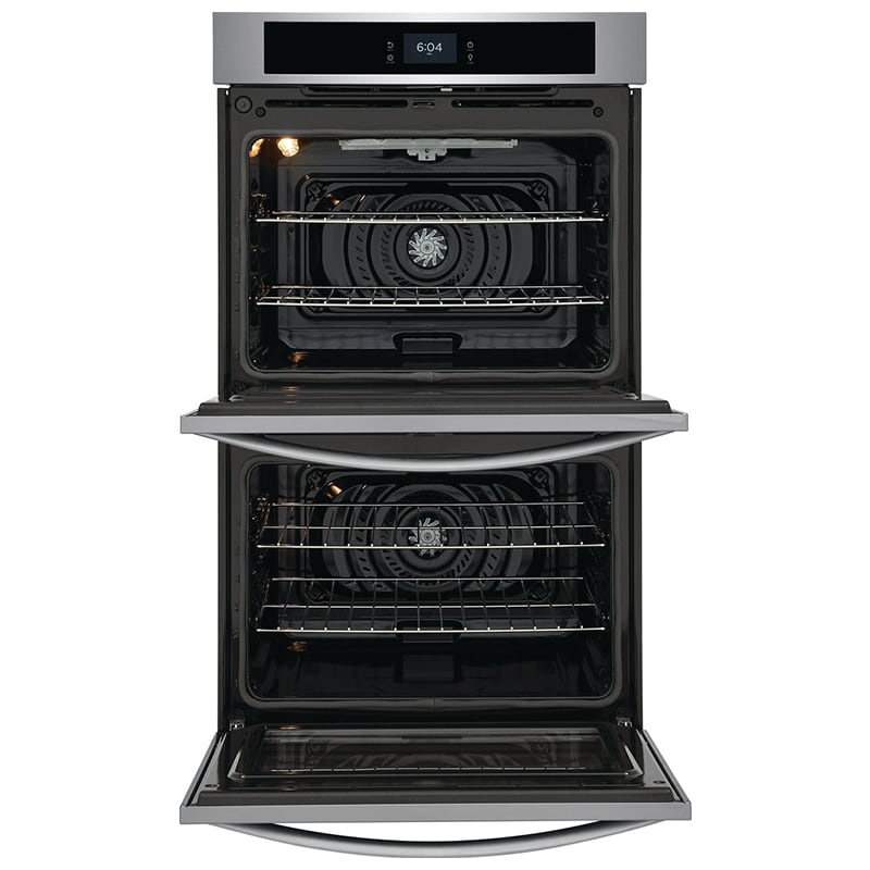 Frigidaire 30 in. 10.6 cu. ft. Top Control Electric Double Wall Oven with Standard Convection - Stainless Steel, Stainless Steel, hires