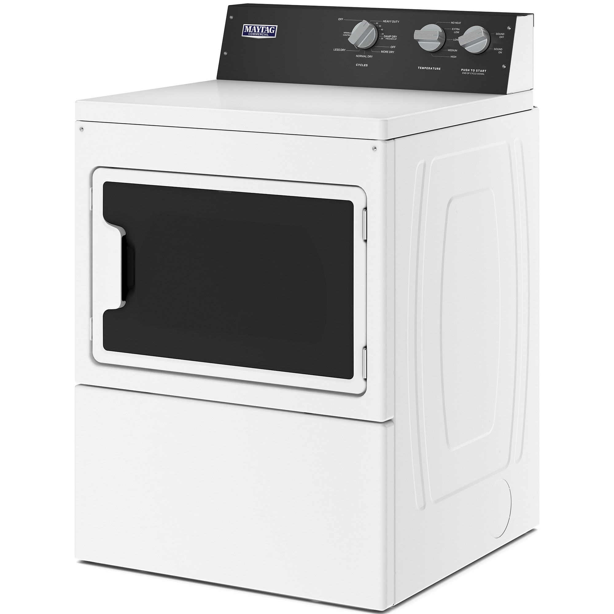 Maytag 27 in. 7.4 cu. ft. Commercial-Grade Residential Gas Dryer with Intelli Dry Sensor - White, , hires