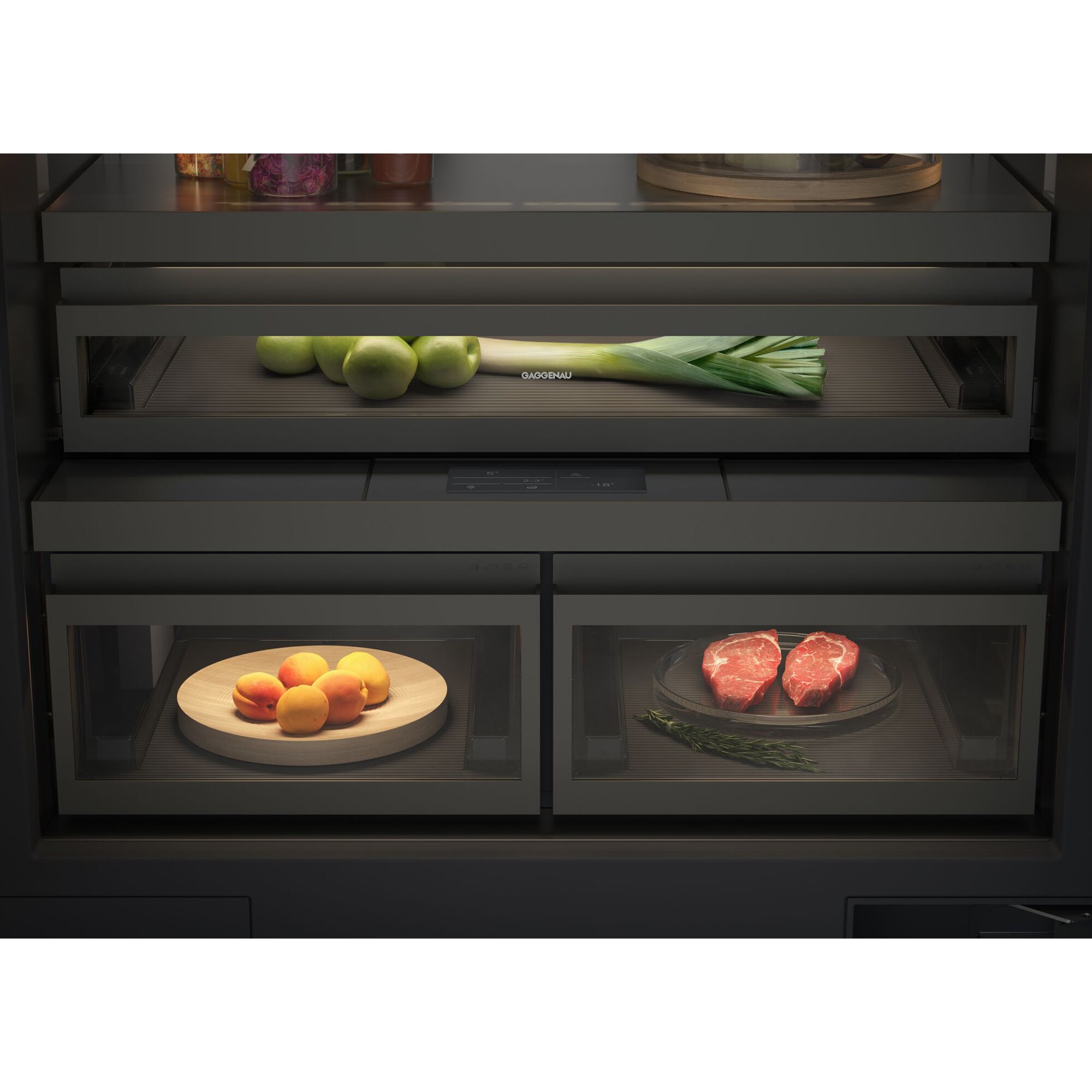 Gaggenau Vario 400 Series 36 in. 20.2 cu. ft. Built-In Smart Counter Depth Bottom Freezer Refrigerator with Internal Water Dispenser - Custom Panel Ready, , hires