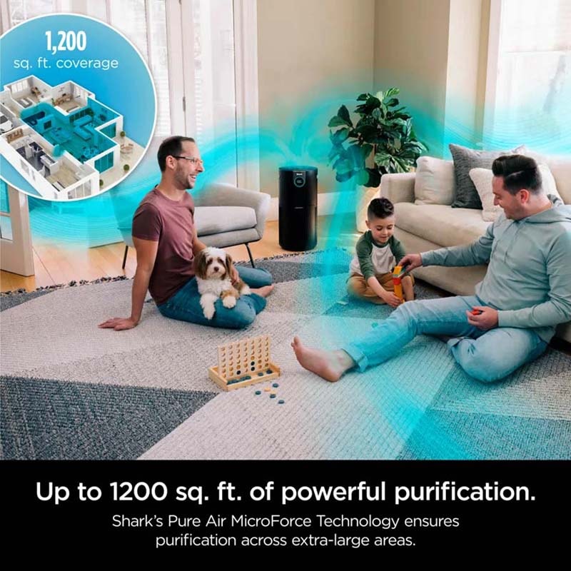 Shark Air Purifier MAX with True HEPA - Black, , hires