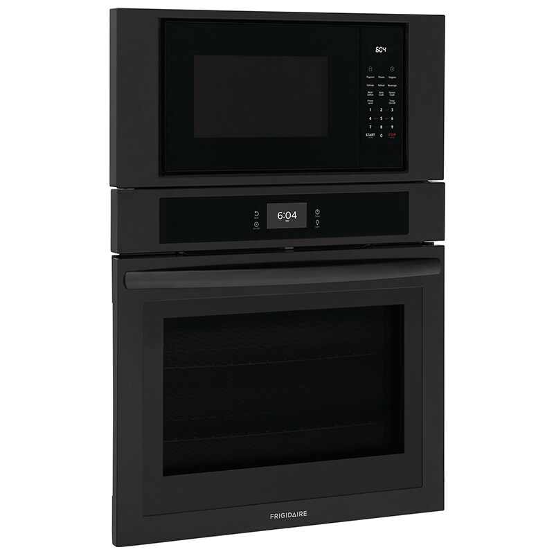 Frigidaire 30 in. 6.9 cu. ft. Electric Microwave/Wall Oven Combo with Standard Convection & Sensor Cooking - Black, Black, hires
