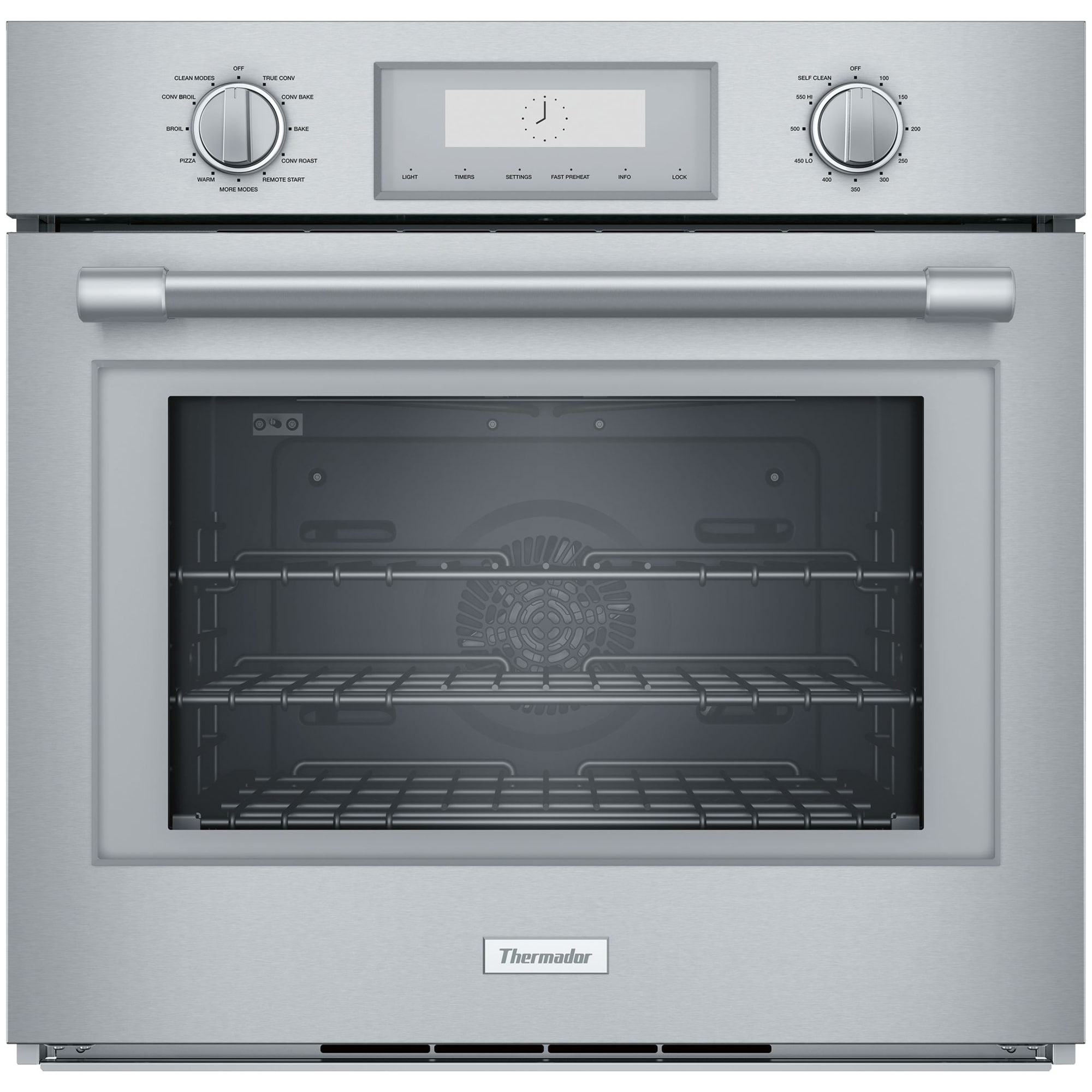 Thermador Professional Series 30 in. 4.5 cu. ft. Smart Electric Single Wall Oven with True European Convection - Stainless Steel, , hires