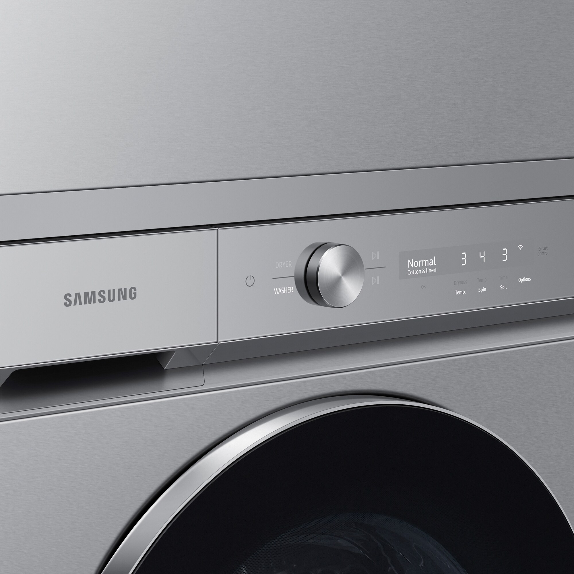 Samsung Bespoke 27 in. 5.3 cu. ft. Smart Stackable Front Load Washer