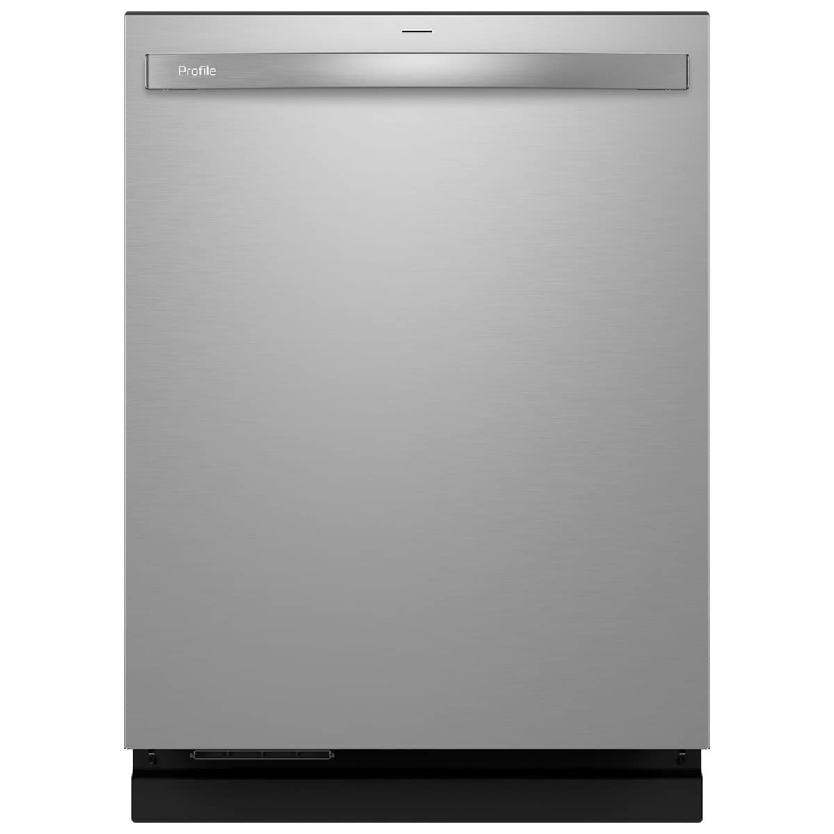 GE Profile 24 in. Top Control Flush-Mount Smart Dishwasher with 39 dBa Sound Level, 3rd-Rack & Twin Turbo Dry Boost - Fingerprint Resistant Stainless, , hires