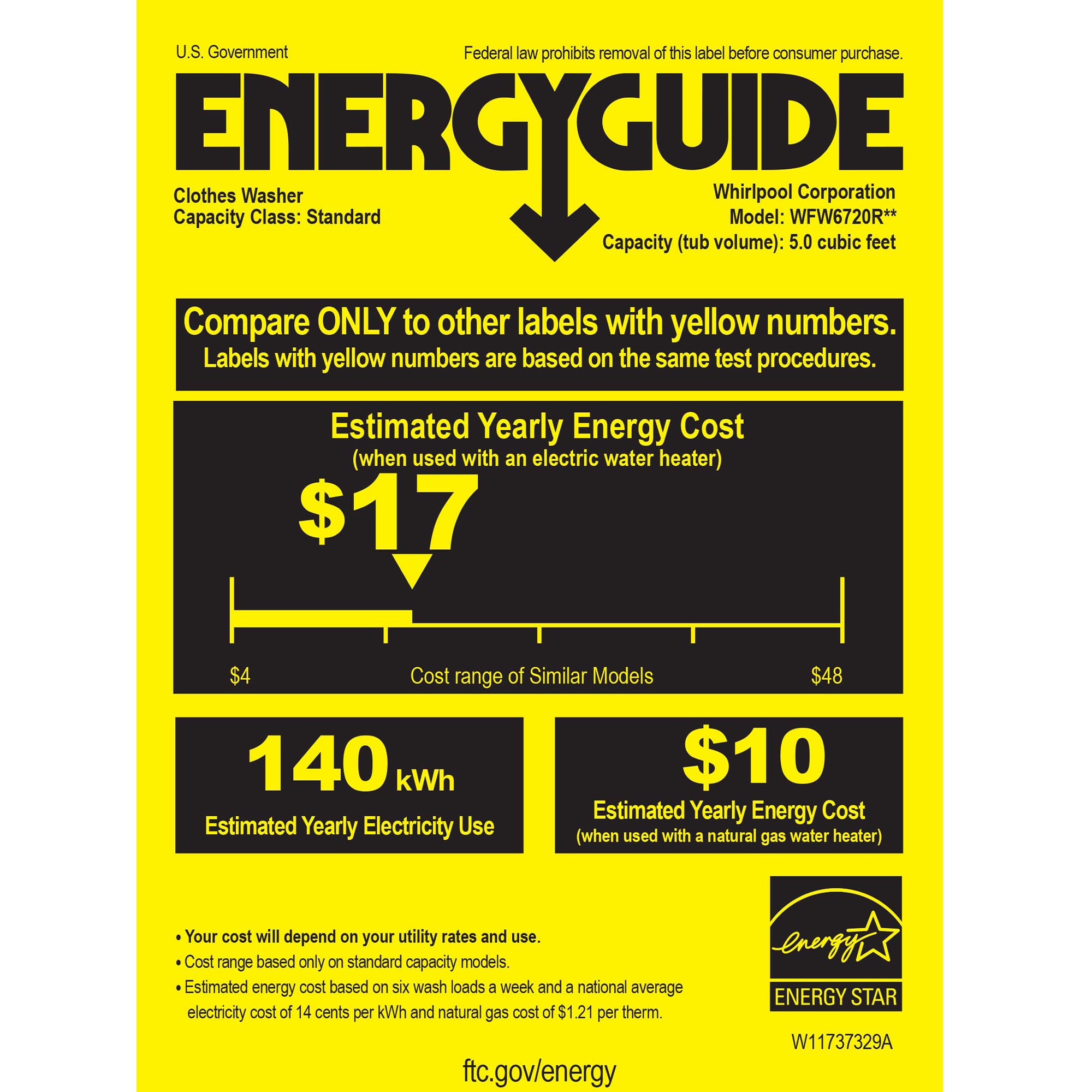 Whirlpool 27 in. 5.0 cu. ft. Smart Stackable Front Load Washer with FreshFlow Vent System, Sanitize & Steam Cycle - Radiant Silver, Radiant Silver, hires