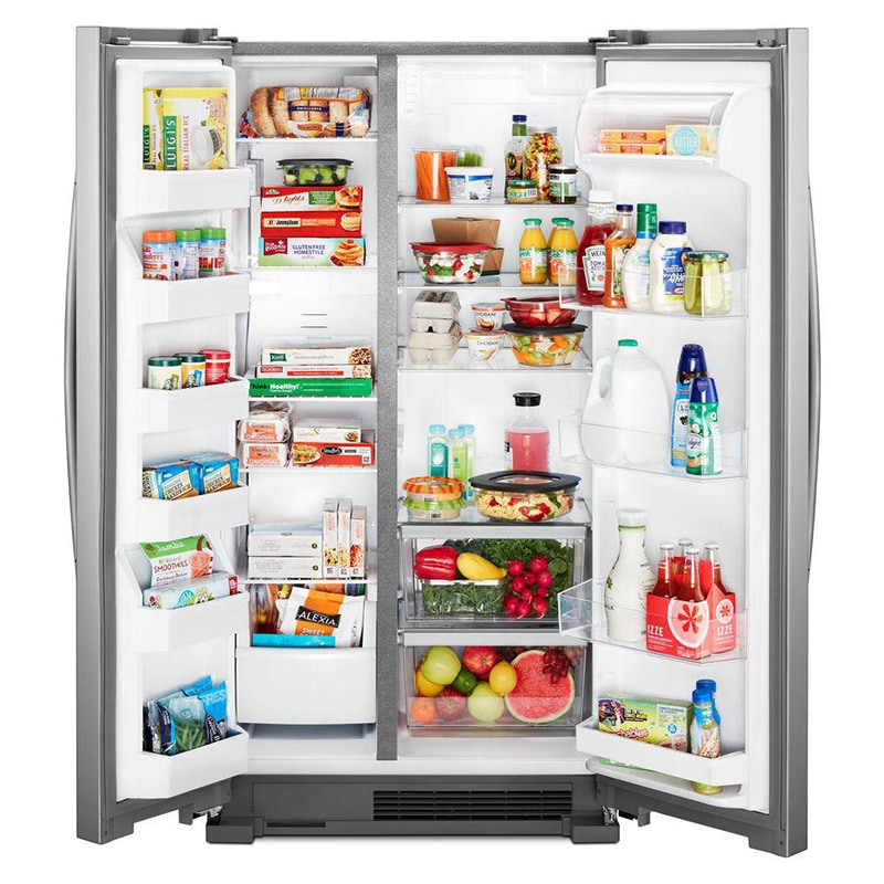 Whirlpool 36" 25.1 Cu. Ft. Side by Side Refrigerator Monochromatic
