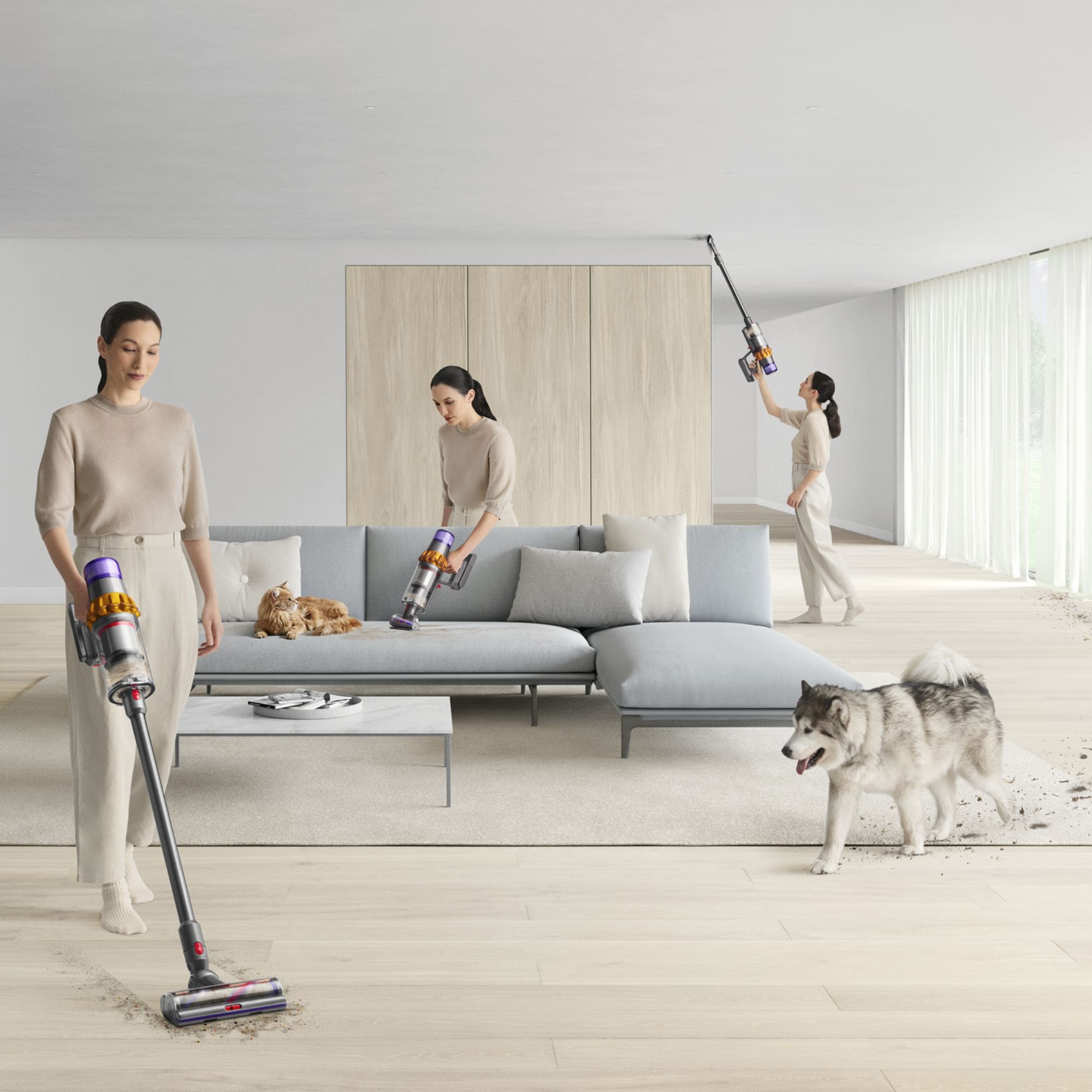 Dyson V15 Detect Cordless Light-Weight Pet 2-in-1 Handheld/Stick Vacuum with 4 Additional Tools, , hires