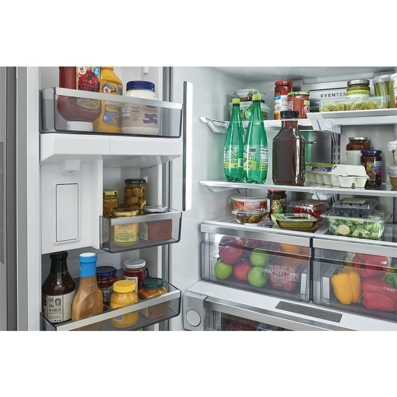 Frigidaire Professional 36 in. 23.3 cu. ft. Counter Depth French Door Refrigerator with Internal Water Dispenser - Stainless Steel, , hires