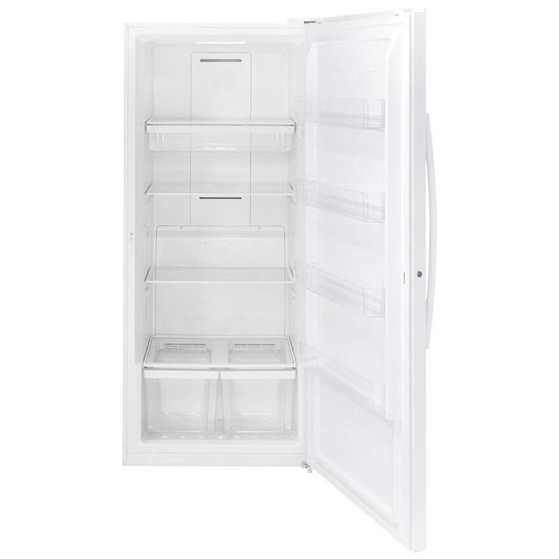 GE 33 in. 21.3 cu. ft. Garage-Ready Upright Freezer with Adjustable Shelves - White, , hires