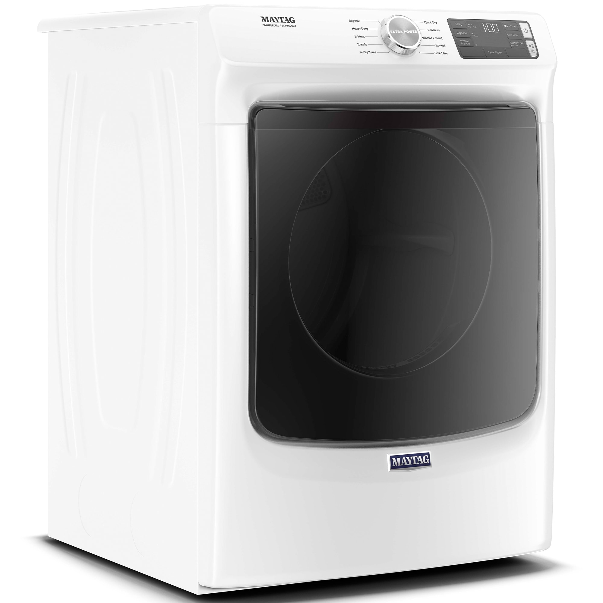Maytag 27 in. 7.3 cu. ft. Front Loading Gas Dryer with 10 Dryer Programs, 3 Dry Options, Wrinkle Care & Sensor Dry - White, , hires