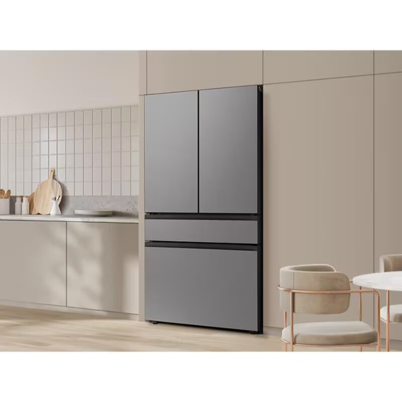 Samsung Bespoke 36 in. 22.9 cu. ft. Smart Counter Depth 4-Door French Door Refrigerator with Internal Water Autofill Pitcher & Beverage Center - Fingerprint Resistant Stainless Steel, , hires