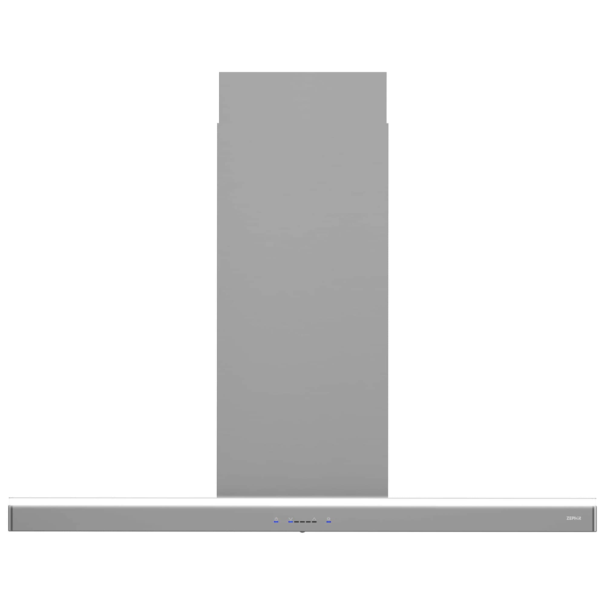 Zephyr Luce Series 42 in. Convertible Chimney Style Range Hood with 600 CFM, 5 Fan Speeds & 4 LED Lights - Stainless Steel, , hires