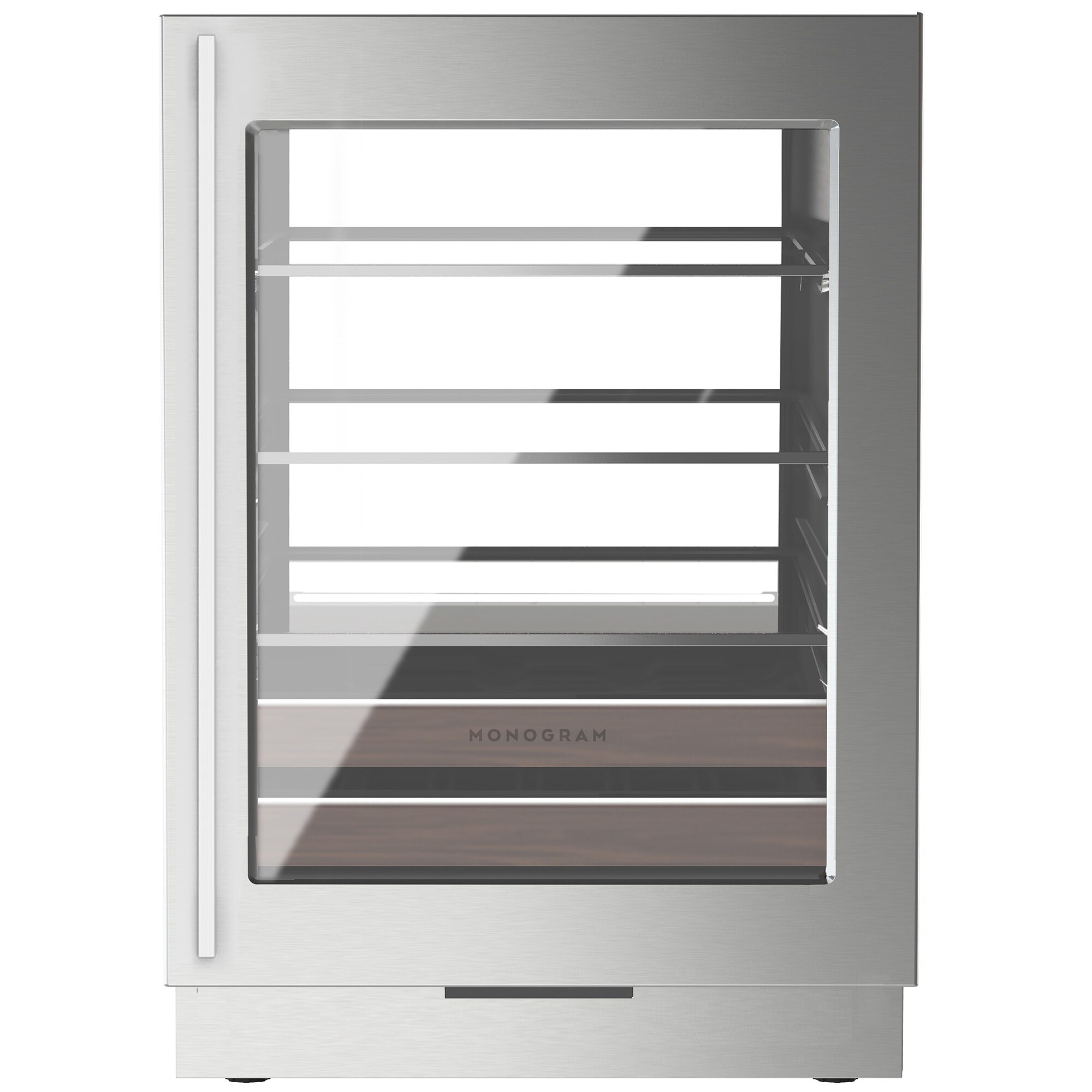 Monogram 24 in. Built-in/Freestanding 5.1 cu. ft. Compact Beverage Center with Removable Shelves & Digital Control - Custom Panel Ready, , hires