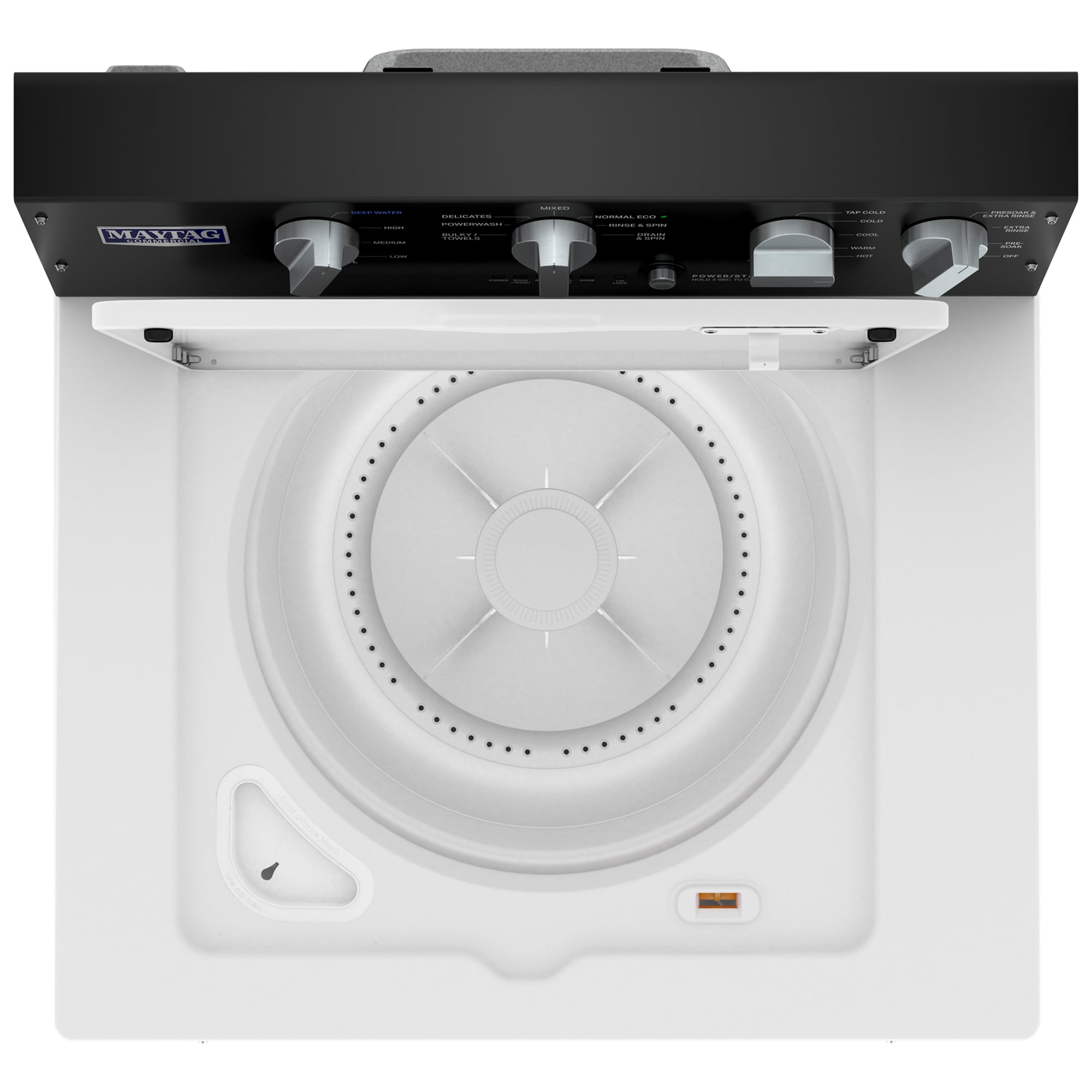 Maytag 27 in. 3.5 cu. ft. Top Load Washer with Agitator - White, , hires
