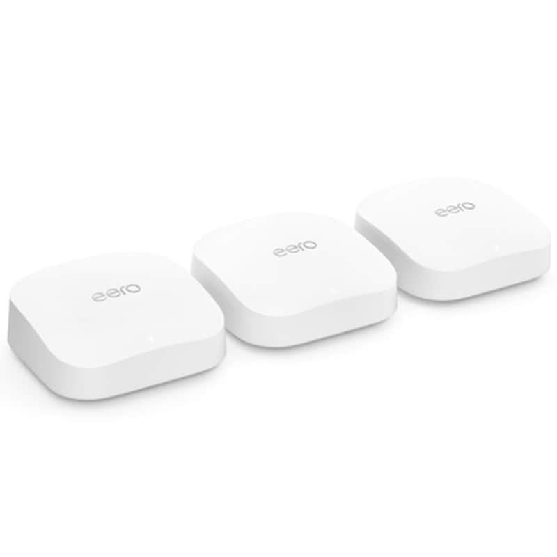 EERO Pro 6E AX5400 Wi-Fi 6E Tri-Band Gigabit 3-Piece Mesh System - White, , hires