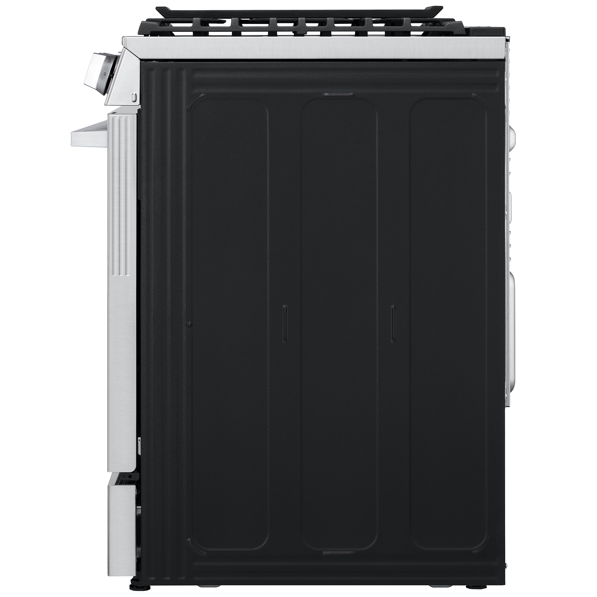 LG 30 in. 6.3 cu. ft. Smart Air Fry True European Convection Slide-In Gas Range with 5 Sealed Burners & Griddle - PrintProof Stainless Steel, , hires