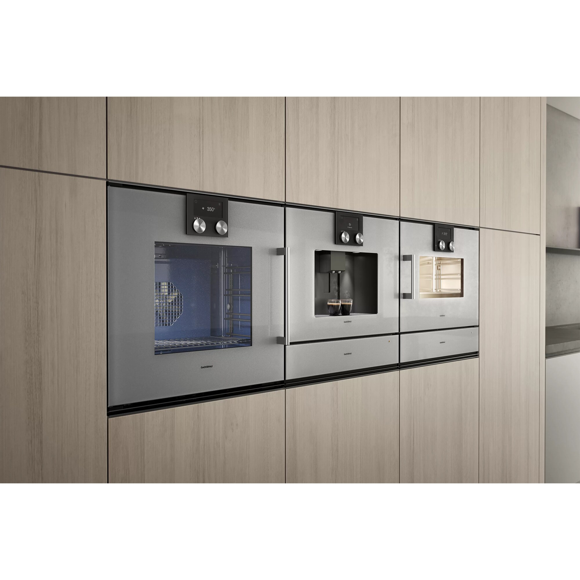 Gaggenau 200 Series 24 in. 3.1 cu. ft. Smart Electric Single Wall Oven with Standard Convection - Stainless Steel, , hires