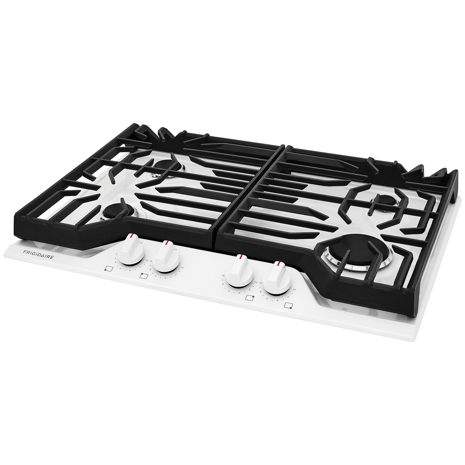 Frigidaire 30 in. 4-Burner Natural Gas Cooktop with Simmer Burner & Power Burner - White, White, hires