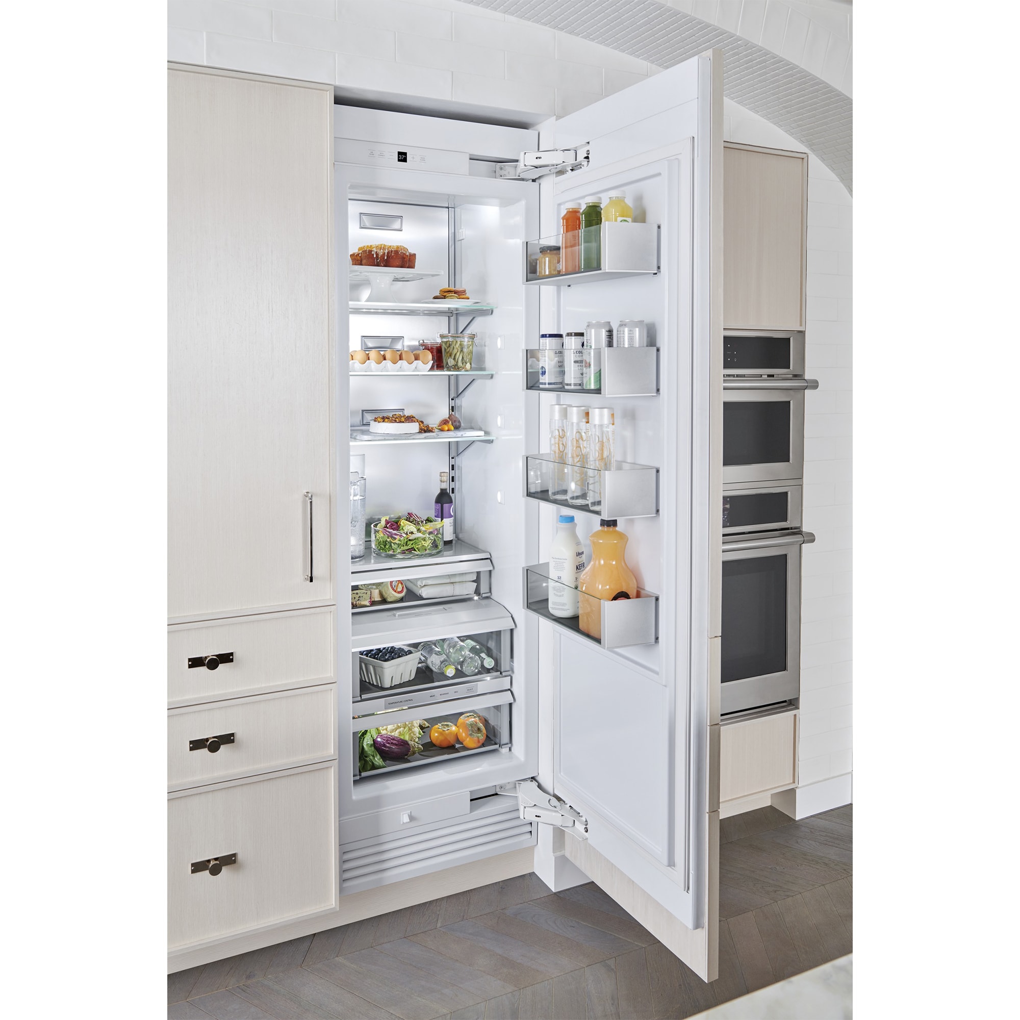 Monogram 24 in. 13.3 cu.ft. Built-In Smart Counter Depth Freeezerless Refrigerator - Custom Panel Ready, , hires